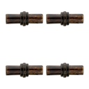 Set maniglia da 4 Marrone 5x3x2 cm / S3 cm