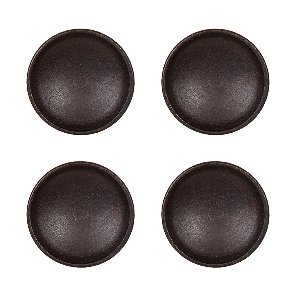 [64898] Set maniglia da 4 Marrone Ø 3x2 cm / S3 cm