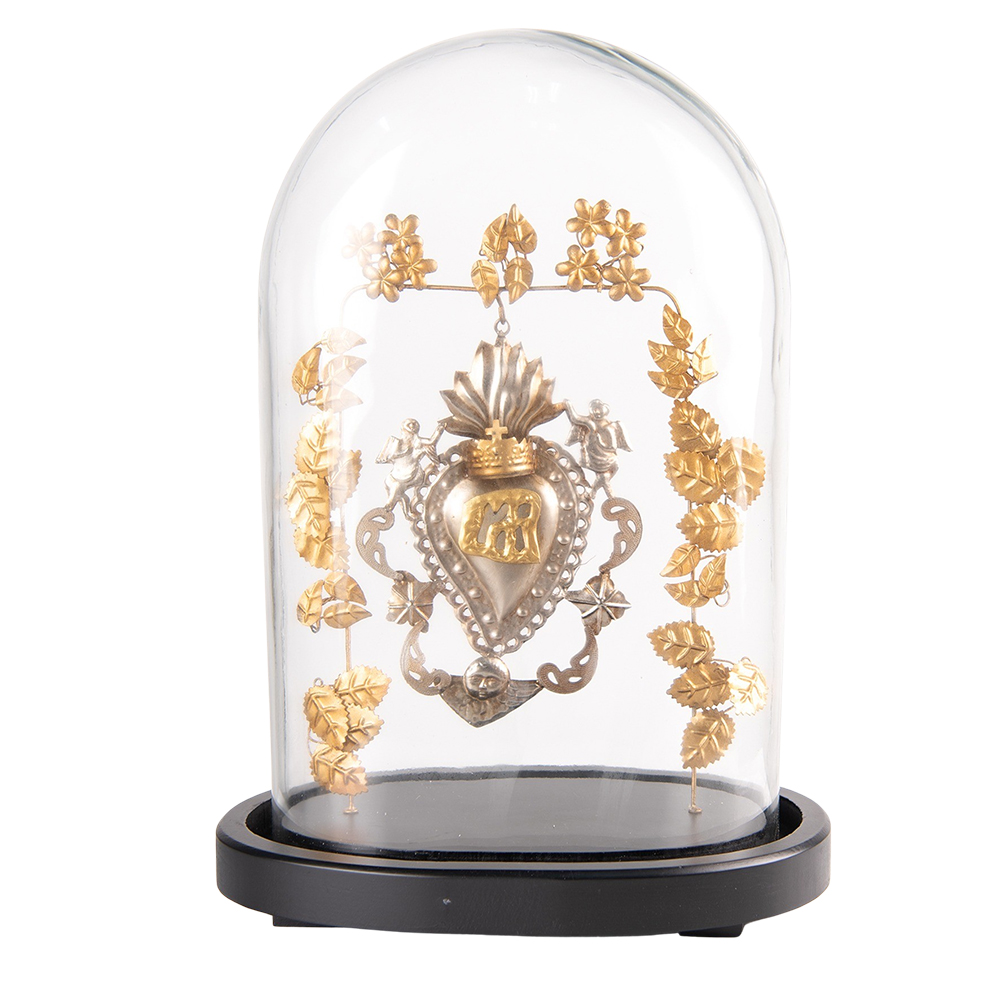 [65174] Stolp met decoratie 26x16x37 cm