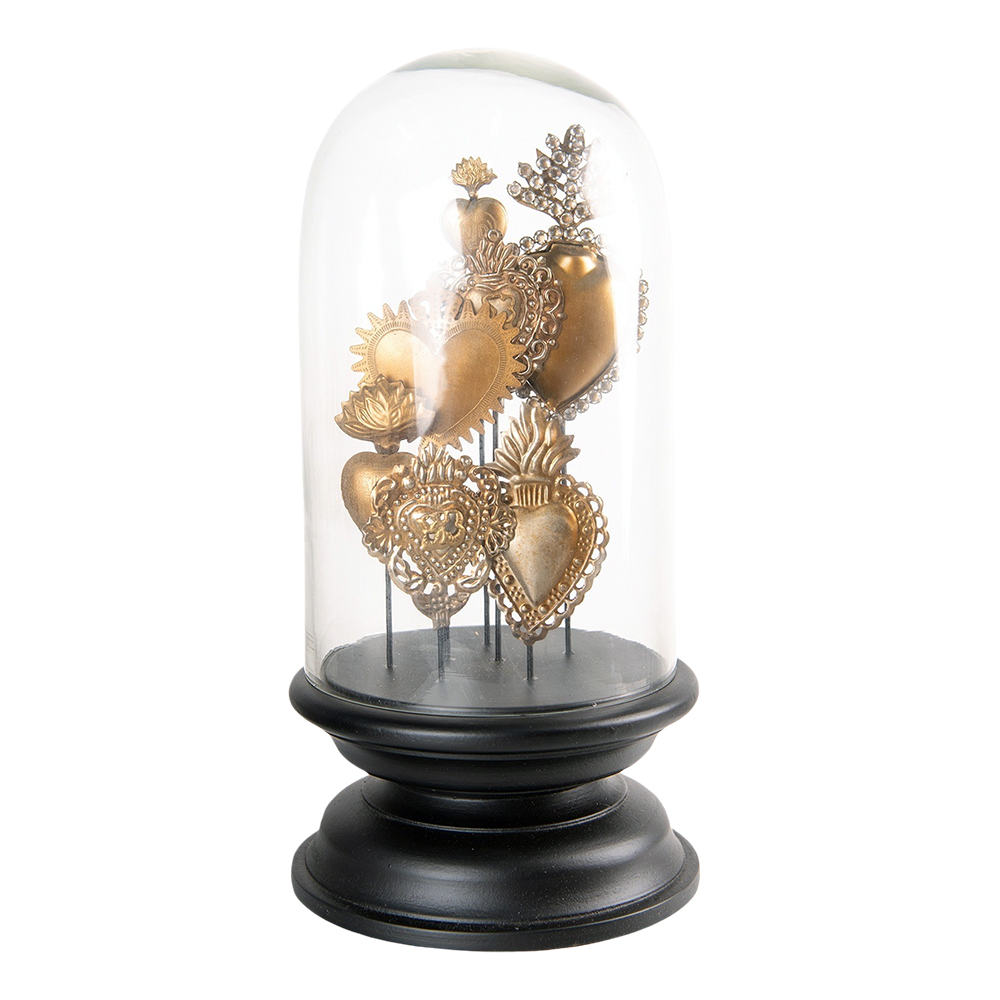 [65175] Stolp met decoratie Ø 19x39 cm