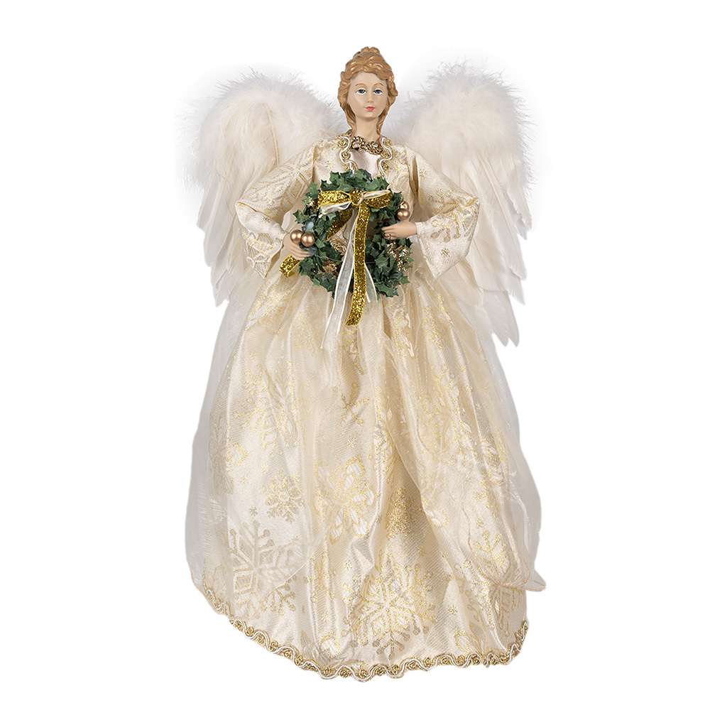 [65219] Decoratie engel 28x16x46 cm