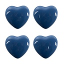 Pomello per Porta set di 4 Blu Ø 4x3/6 cm