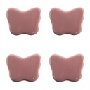 Pomello per Porta set di 4 Rosa Ø 4x3/6 cm