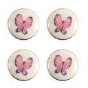 Deurknop set van 4 Ø 3x1/4 cm