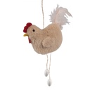 Decoratie Ciondolo kip 10x3x18 cm