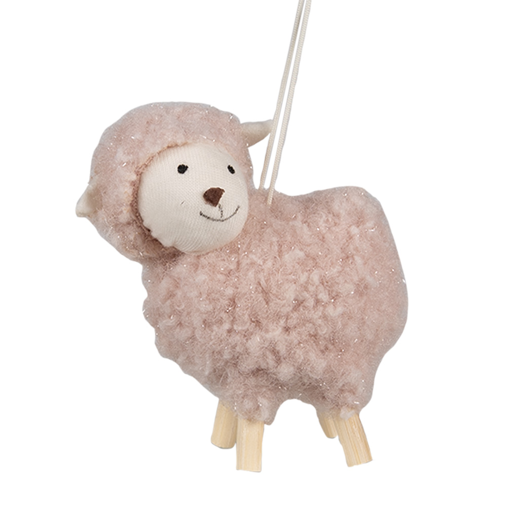 [65369] Decoratie hanger schaap 8x3x6 cm