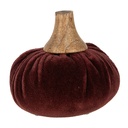 Decoration Pumpkin Red Ø 9x8 cm