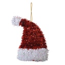 Christmas Decoration Santa hat Red White 9x5x13 cm