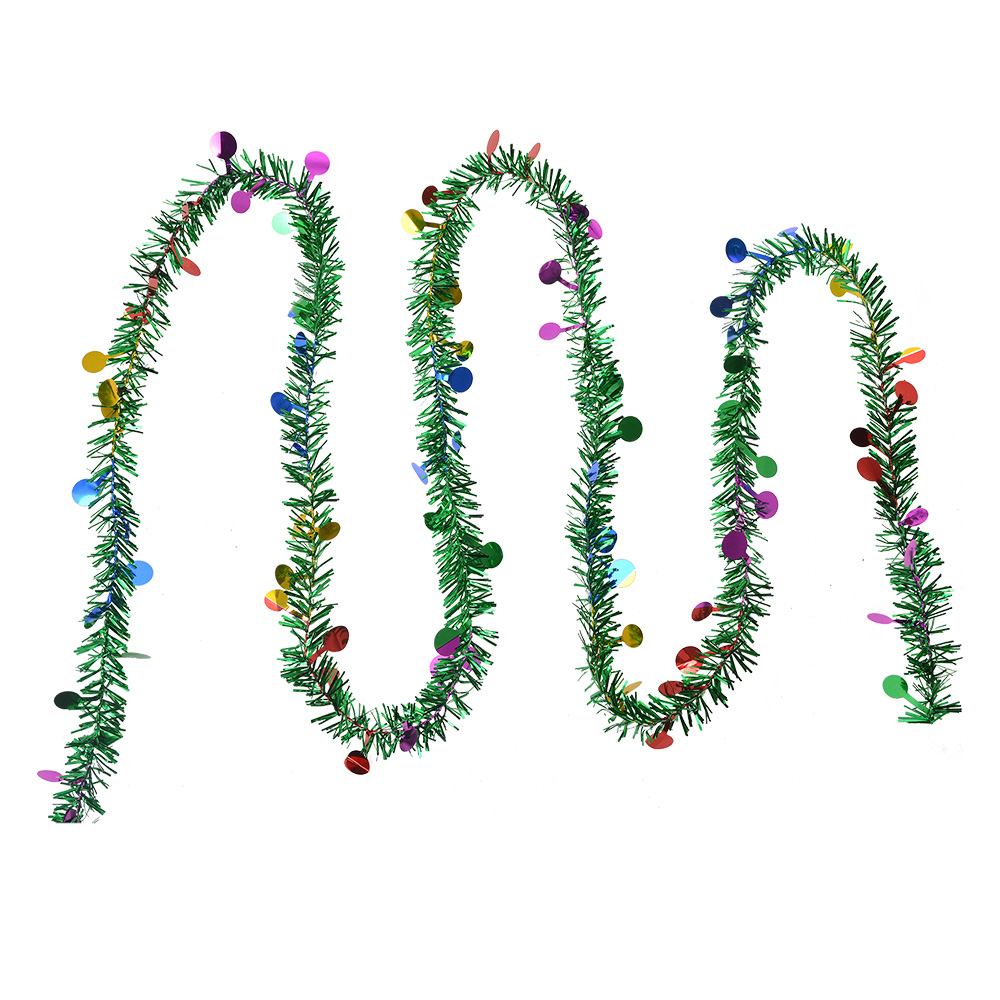 [65486] Decorazione ghirlanda di natale (set di 12) Verde 450 cm