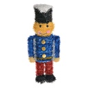 Decoration nutcracker Blue Red 15x8x36 cm