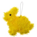 Ciondolo Decorativo Coniglio Giallo 11x5x14 cm