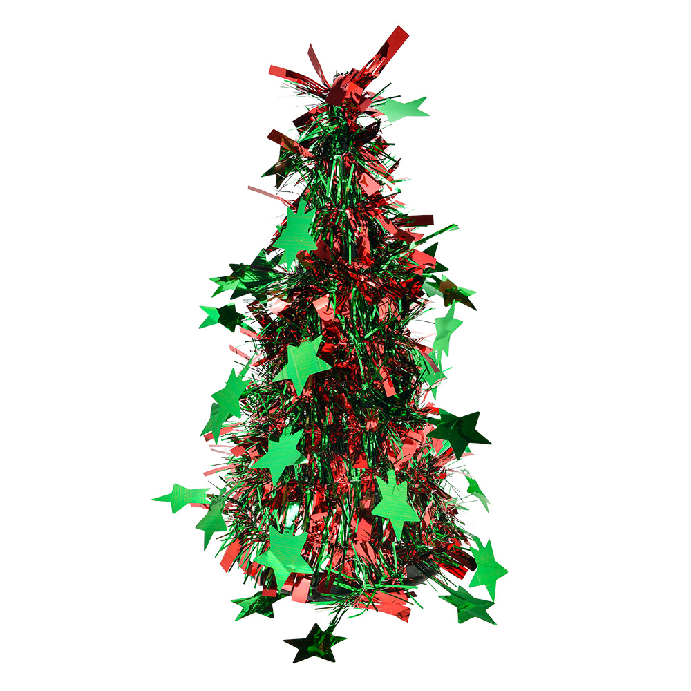 [65539S] Decoratie kerstboom Ø 12x25 cm