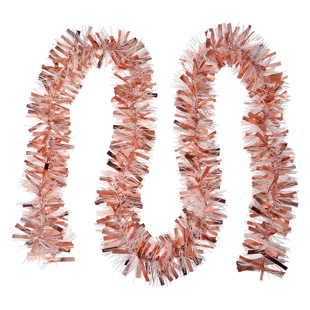 [65552] Décoration guirlande Noël Rose 200 cm