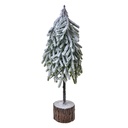Künstlicher Weihnachtsbaum Grün Weiß 17x14x44 cm