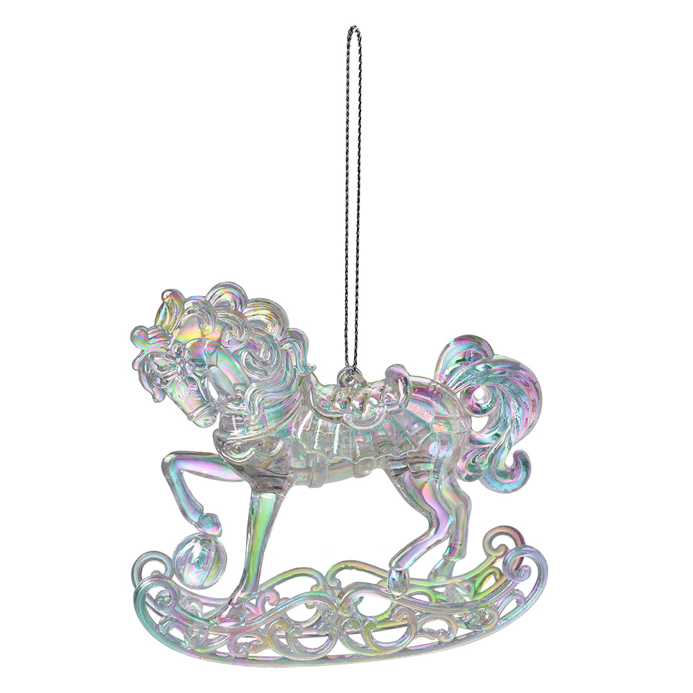 [65603] Decoratie hanger hobbelpaard 10x3x10 cm