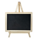Kreidetafel Schwarz Beige 20x1x27 cm