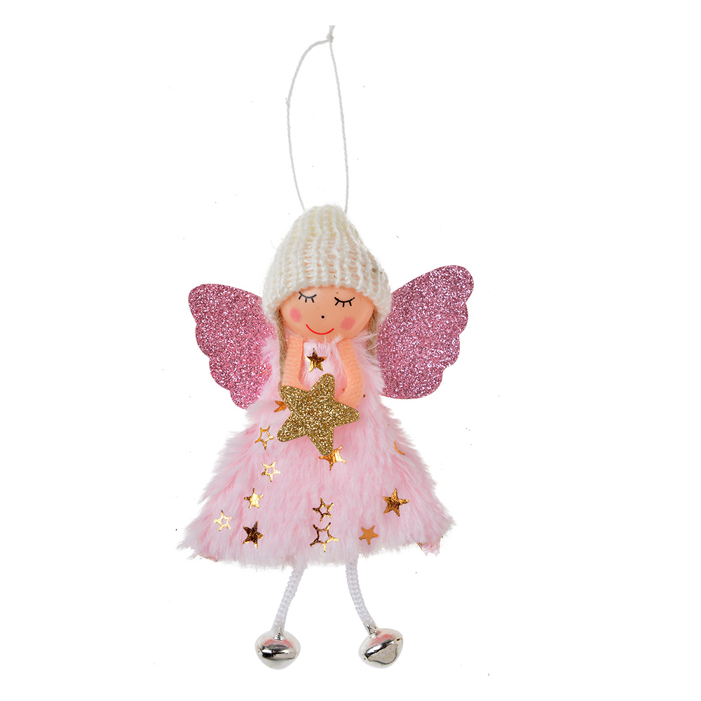 [65680P] Anhänger Engel Rosa 8x3x15 cm