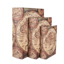 Storage box Beige Brown (3) 27x22x7 / 22x17x6 / 17x12x4 cm