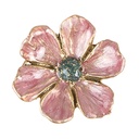 Poignée de porte Rose Couleur or Ø 4x3 cm / S3 cm