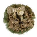 Decorazione Natalizia Ghirlanda Color oro Verde Ø 30x7 cm