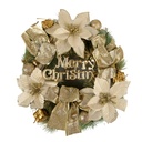 Decorazione Natalizia Ghirlanda Color oro Verde Ø 30x8 cm