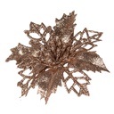 Décoration de Noël Fleur Couleur cuivre Ø 9x2 cm