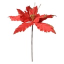 Weihnachtsdeko Blume Rot Goldfarbig Ø 34x48 cm