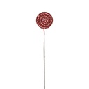 Décoration de Noël Sucette Rouge Blanc 6x2x40 cm