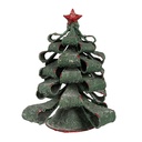 Décoration Arbre de Noël Vert Rouge Ø 21x24 cm