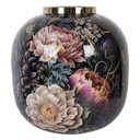 Vaso Decorativi Nero Rosa Ø 29x29 cm