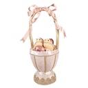 Cestino decorativo Rosa Ø 20x47 cm