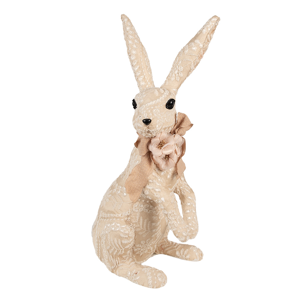 [65950] Deko Kaninchen Beige 25x19x54 cm