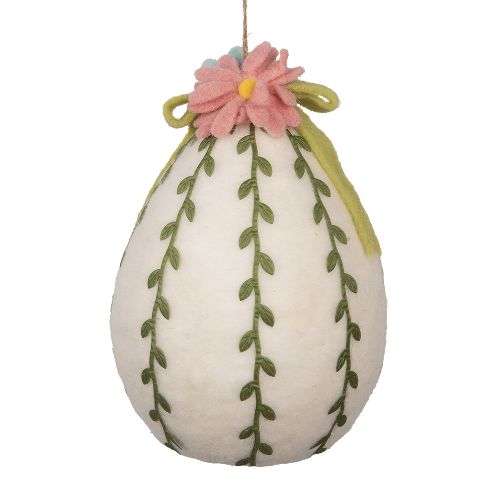 Decoratie hanger ei Ø 18x27 cm