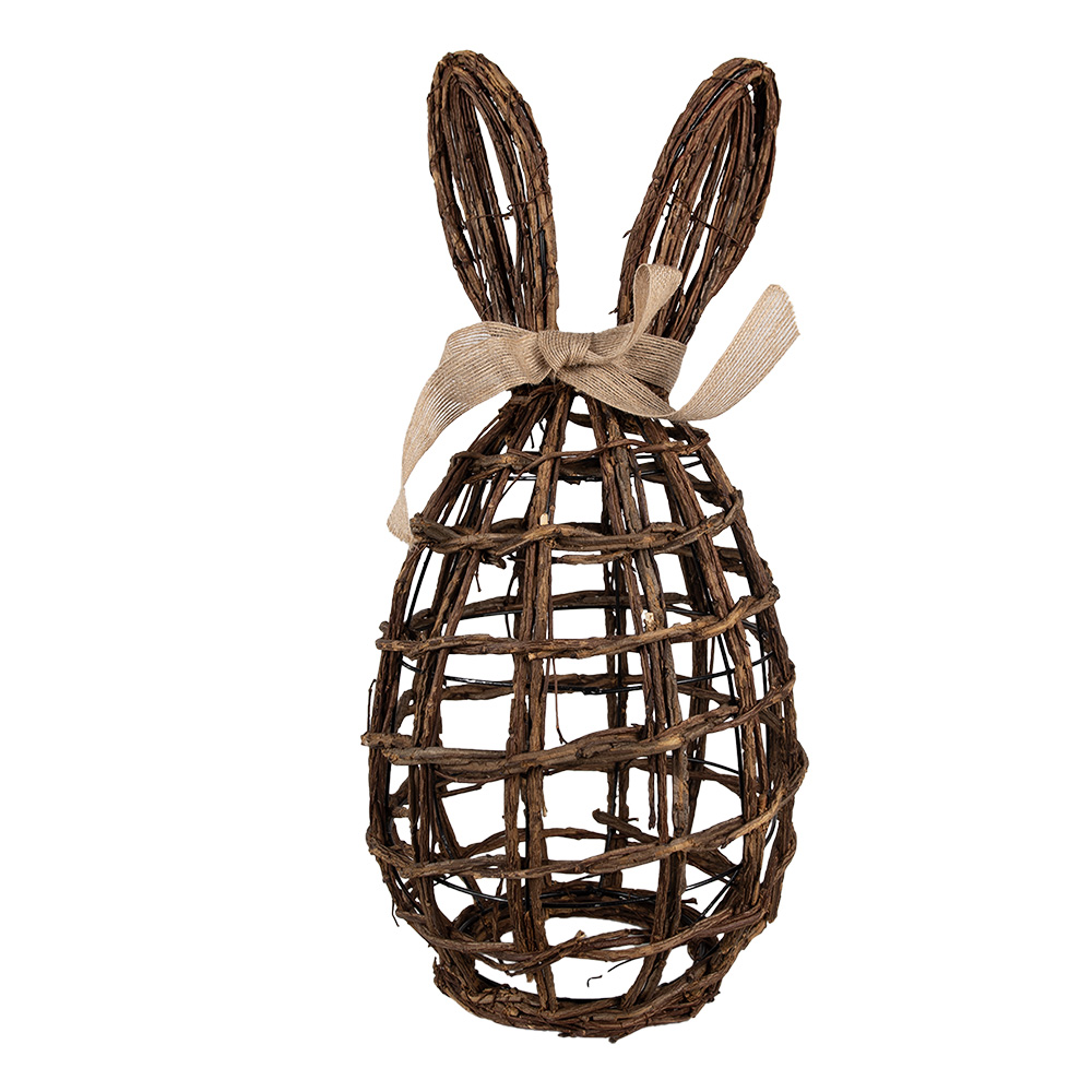 [65962] Image de décoration Lapin Marron 23x22x45 cm