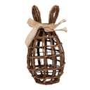 Decoration Statue Rabbit Brown 16x16x31 cm
