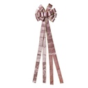 Dekorative Schleife Rosa Goldfarbig 33x135 cm