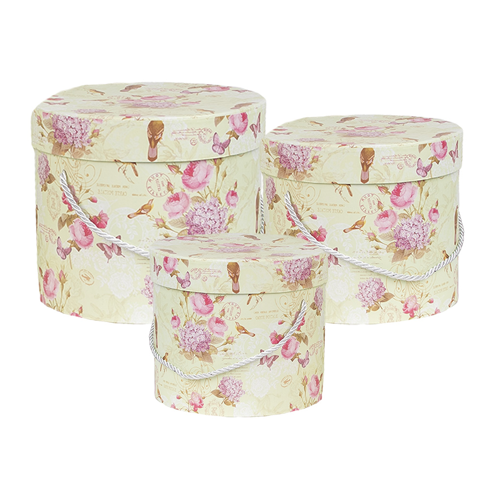 [66004] Set cappelliera da 3 Verde Ø 23x20 / Ø 20x17 / Ø 17x14 cm