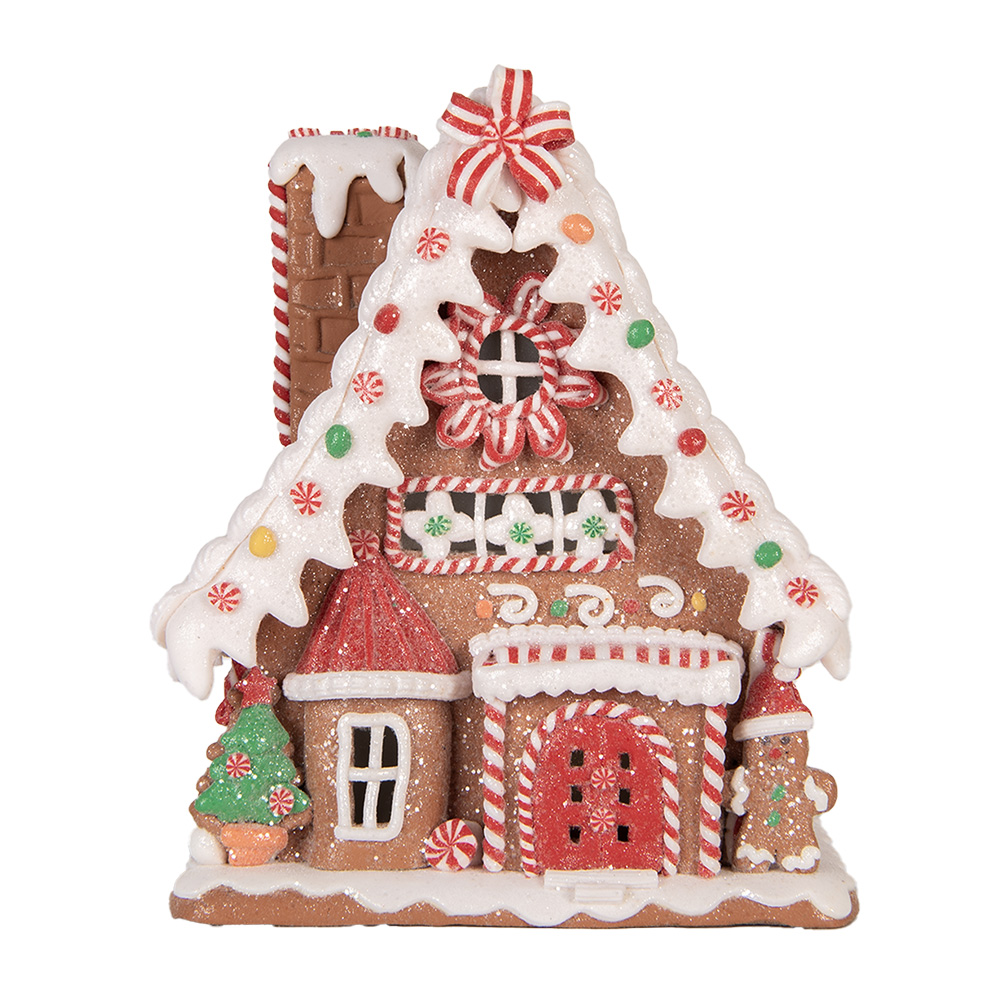 Decoratie huis met LED 19x14x24 cm / 3xAAA