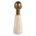 Türknopf Beige Braun 2x2x7 cm / S2 cm