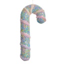 Christmas Decoration Pendant Candy cane Pink Multicoloured 10x4x20 cm