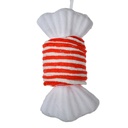 Decorazione Natalizia Pendente Caramella Bianco Rosso 11x8x20 cm