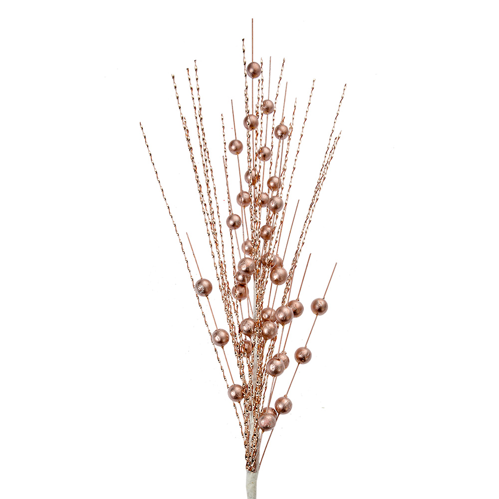 [66129] Weihnachtsdeko Rosa 12x6x63 cm