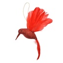 Christmas Decoration Pendant Bird Red 22x5x15 cm