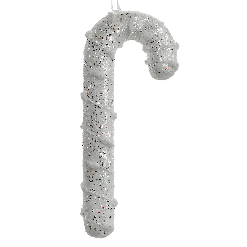 [66178] Décoration pendentif Canne à sucre Blanc 7x2x17 cm