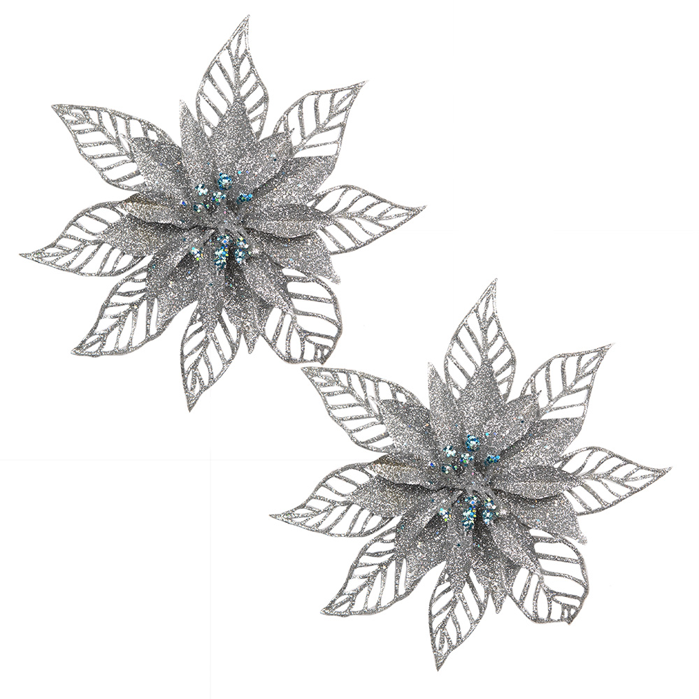 Decoratie Kerst (2) Ø 15x2 cm