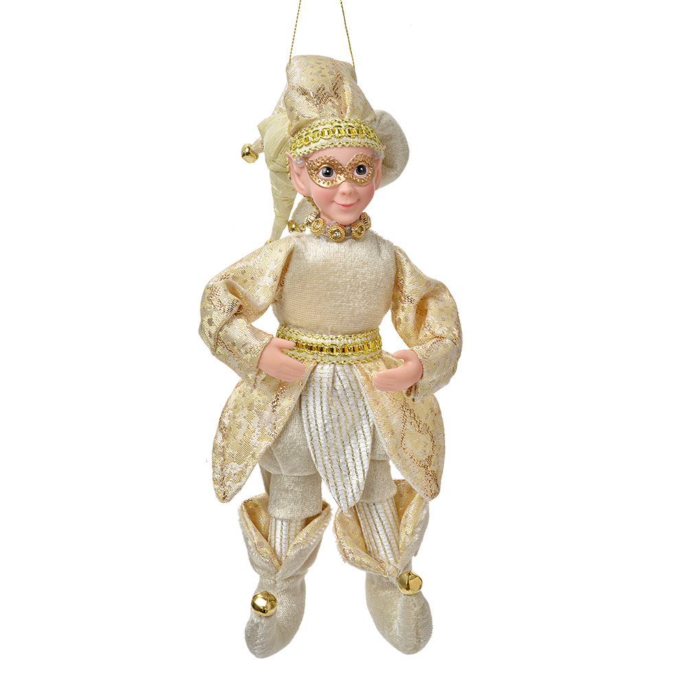 [66217] Decoratie hanger elf 10x8x28 cm