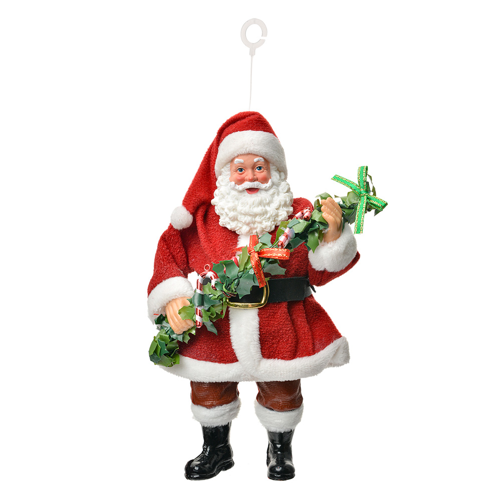 [66248] Decoratie Hanger Kerstman 10x6x17 cm