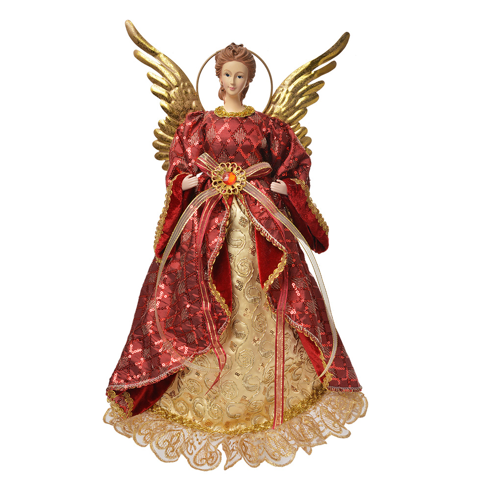 [66251] Decoratie engel 26x15x44 cm