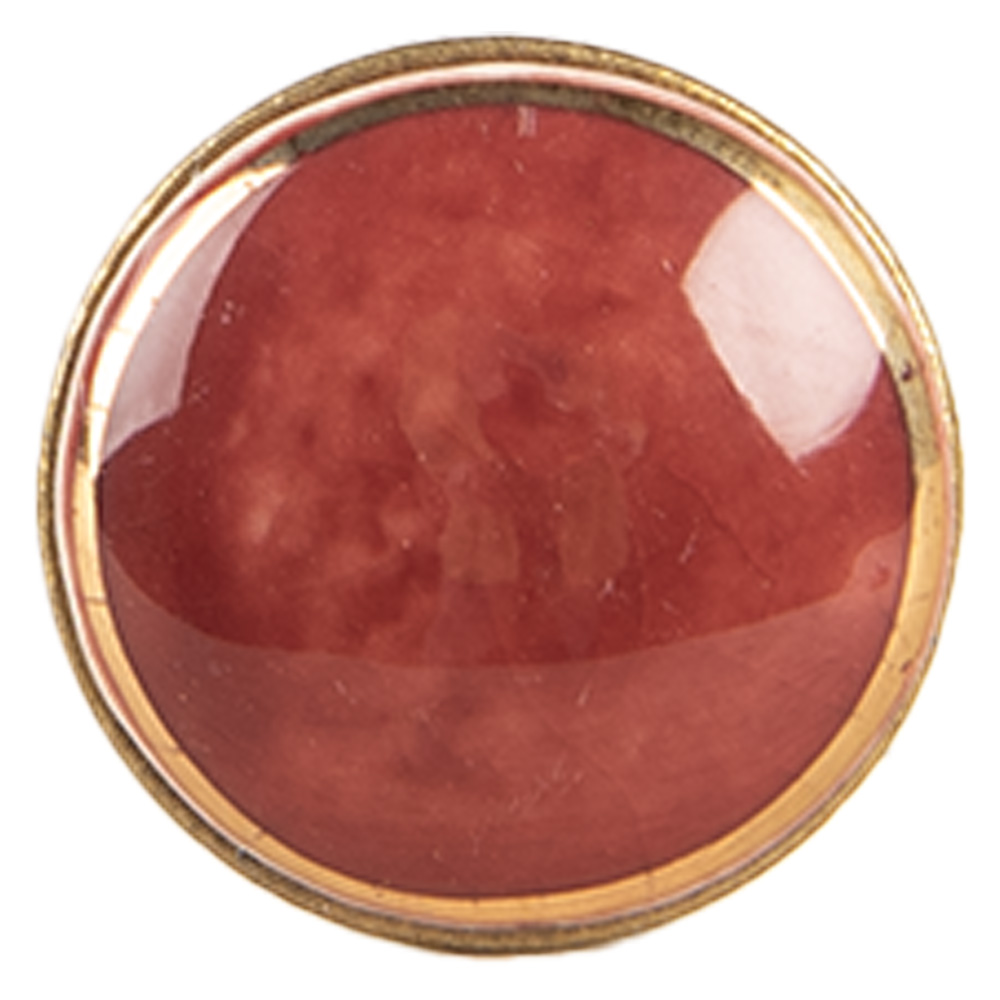 [66281BU] Poignée de porte Rouge Coleur Or Ø 3x3 cm / S3 cm