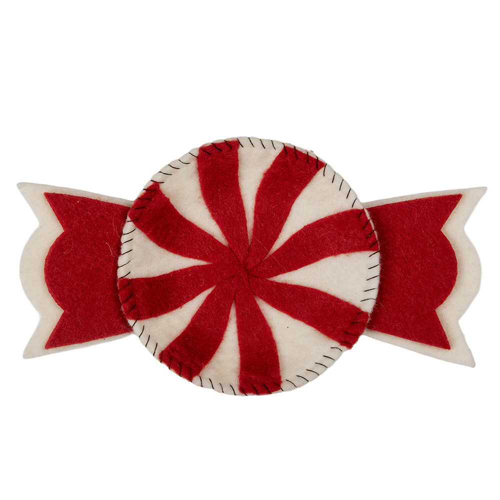 [66289] Vilten schaal kat 15x16x4 cm